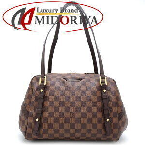 Louis Vuitton Damier Rivington Shoulder Bag Ebene Brown